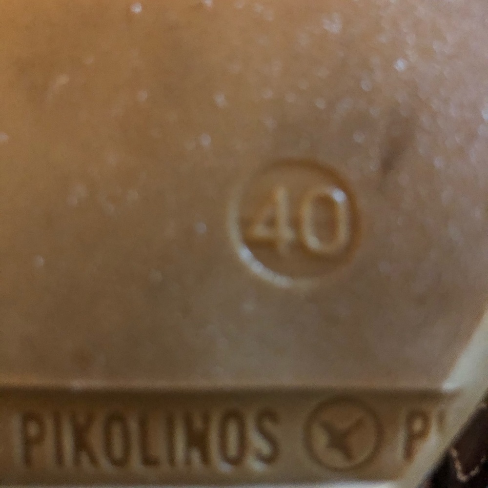 Pikolinos Brown Leather Clogs - Picture 5 of 8